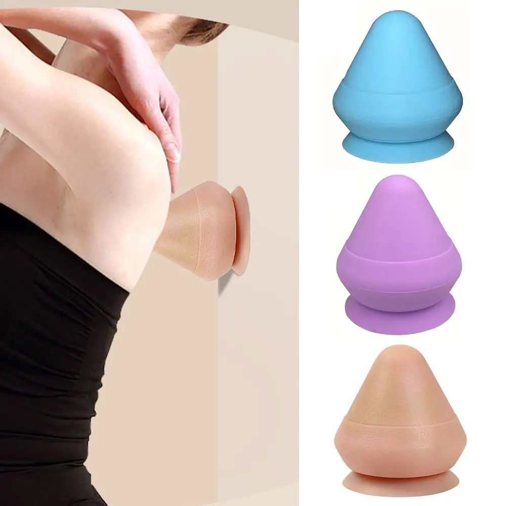 Portable Trigger Point Suction Cup Massager Adsorption Massage Cone Back Massage Tool Ball Health Care Yoga Fascia Ball