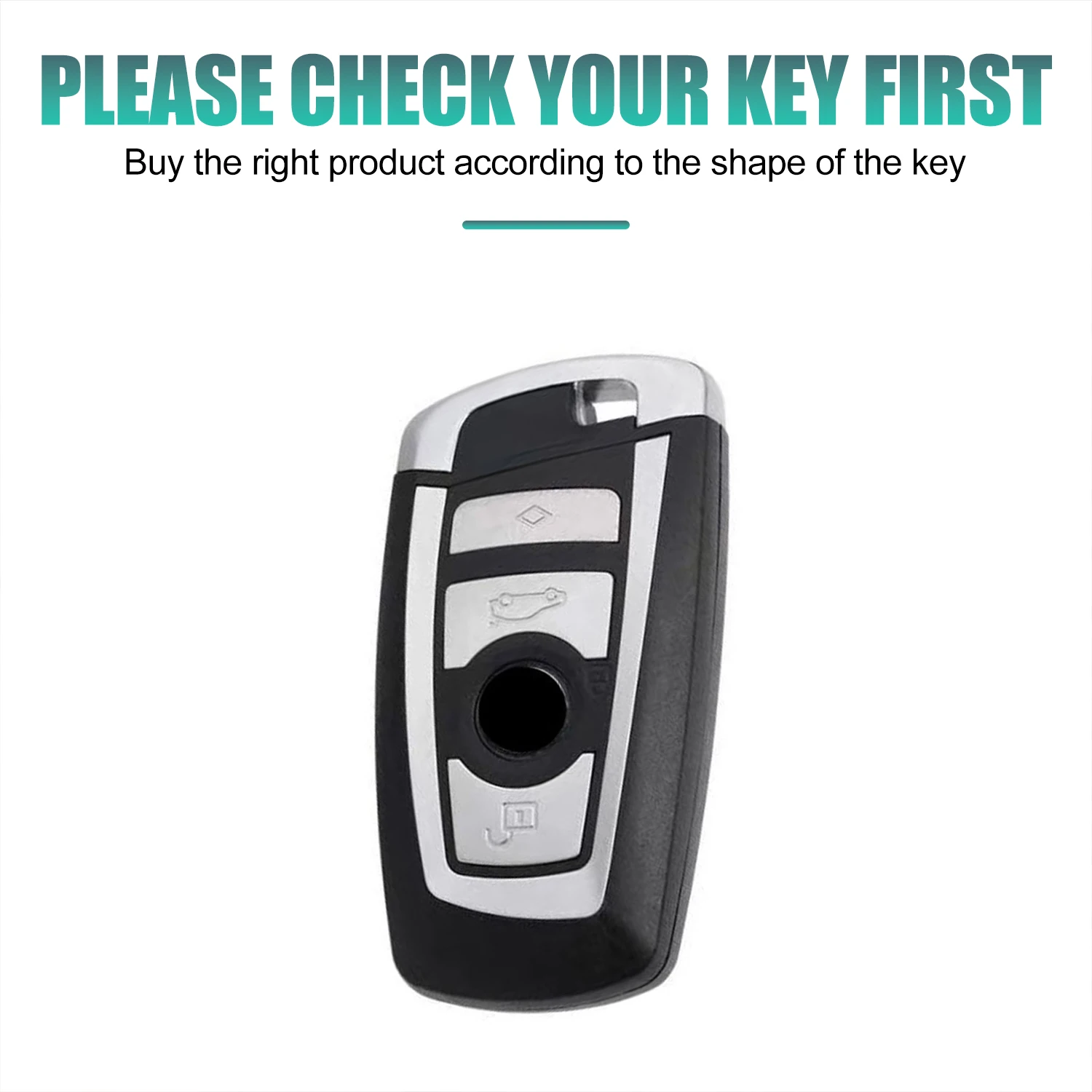 Sleek Transparent Car Key Protective Cover