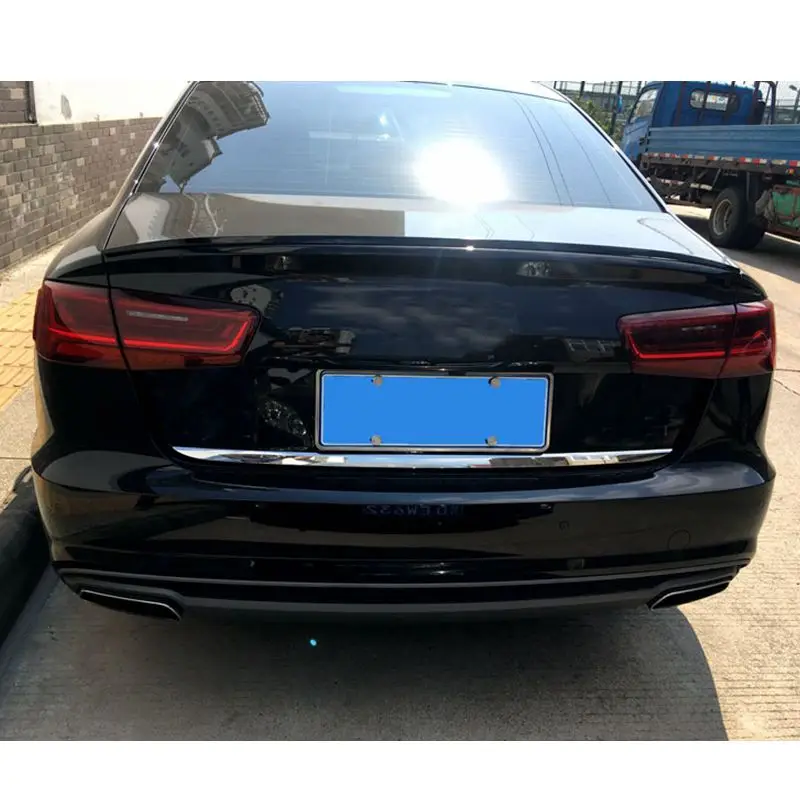 FOR 2012-2018 AUDI A6 S6 C7 C7.5 PSM HIGH KICK REAL CARBON FIBER TRUNK