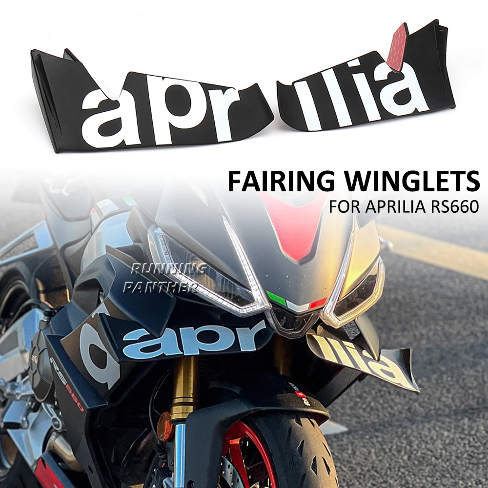 

For Aprilia RS660 RS 660 Motorcycle Front Beak Cover Frontal Spoilers Wind Lip Cone Aerodynamics Fairing Winglets Cover