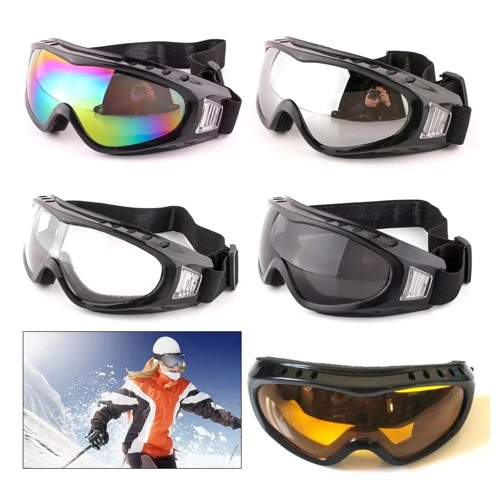 DIZETION Protective Dustproof Lens Frame Outdoor Sports Children Ski Goggles Kid Eyewear Glasses Snowboard Moto Cycling 2