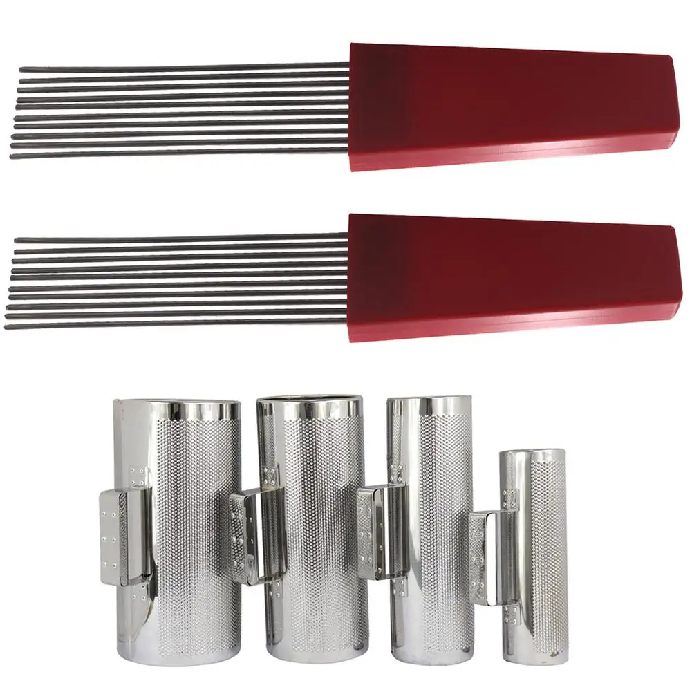 Professional Stainless Steel Scraper Brush Guiro Latin Percussion Comb-Style Scraper Replacement Orff Early Education Teaching