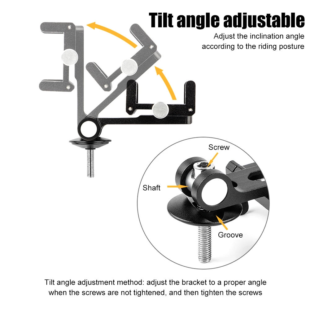 Description Picture 5 of itemGUB Bicycle Stem CellPhone Mount Aluminum Alloy Bicycle Stem Mount Bracket Adjustable Centered Installation Cycling Equipment