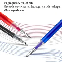 50pcs Refill +1 Holder High Temperature Disappearing Erasable Textile Fabric Washable Marker Heat Dressmaking PU Leather Sewing 2