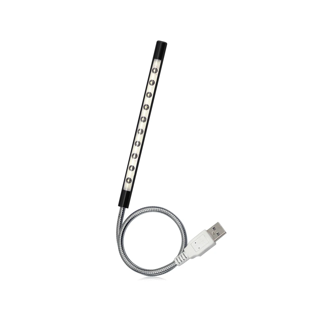 Led Light Desk Lamp Night Light Book Light Portable Laptops USB LED Light 5V Flexible Table Desk Lamp Reading Book Night Lighting For Power Bank Camping PC Computer