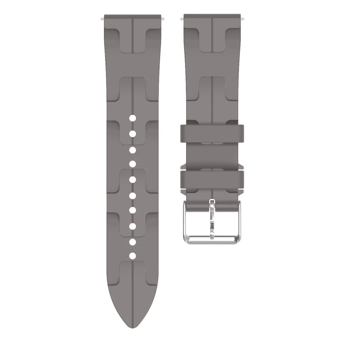 Versatile 22mm Silicone Smartwatch Strap - Premium Replacement Band in Elegant Design