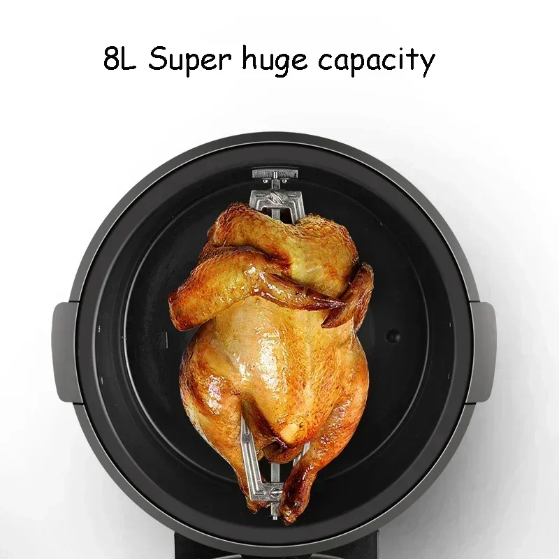 New Multi-Function Visual Air Fryer: Automatic Intelligent Rotary Large Capacity Electric Fryer & Electric Oven 3