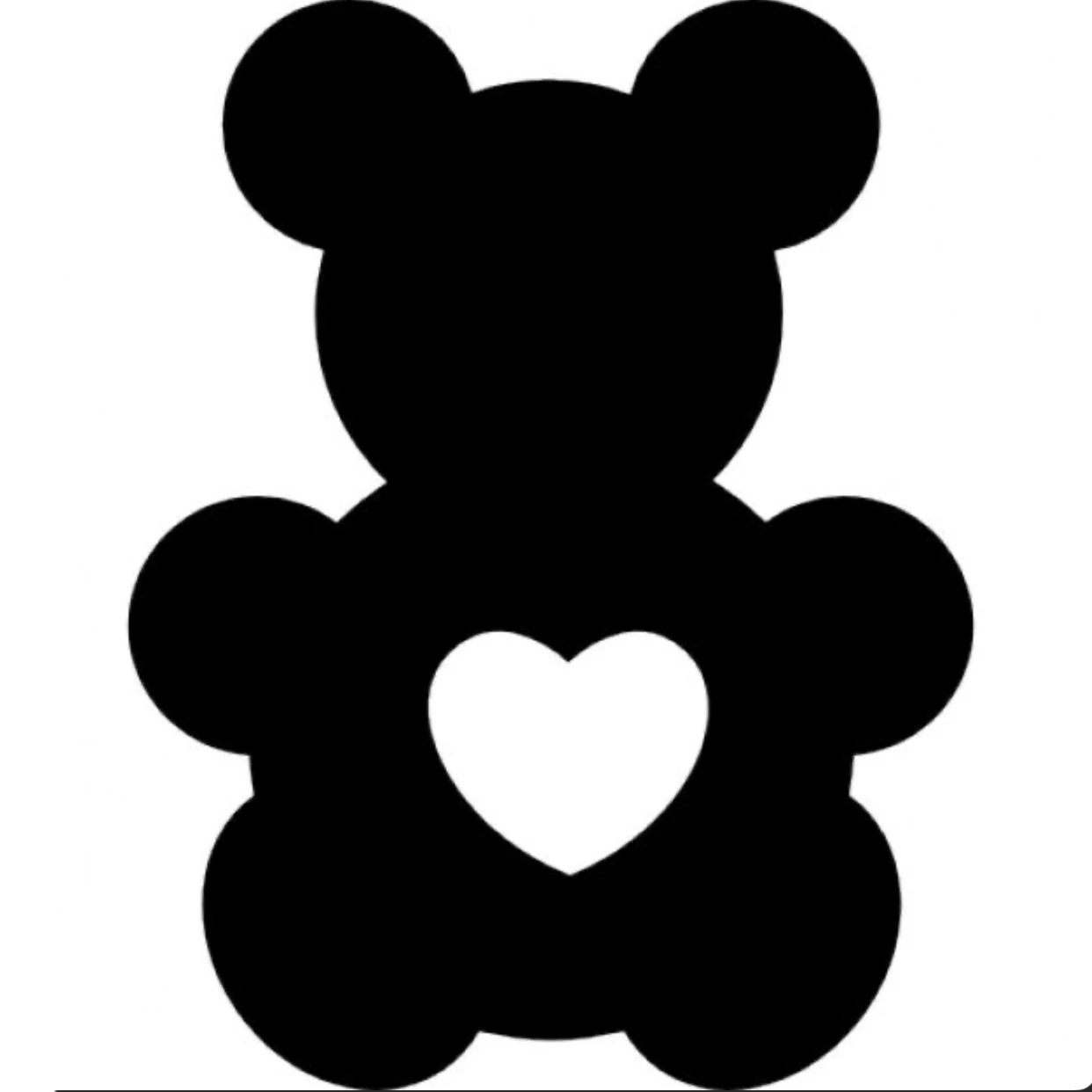 Animal Teddy Bear Shape Metal Cutting Die Fai Da Te Per Scrapbooking Decorazione Artigianato