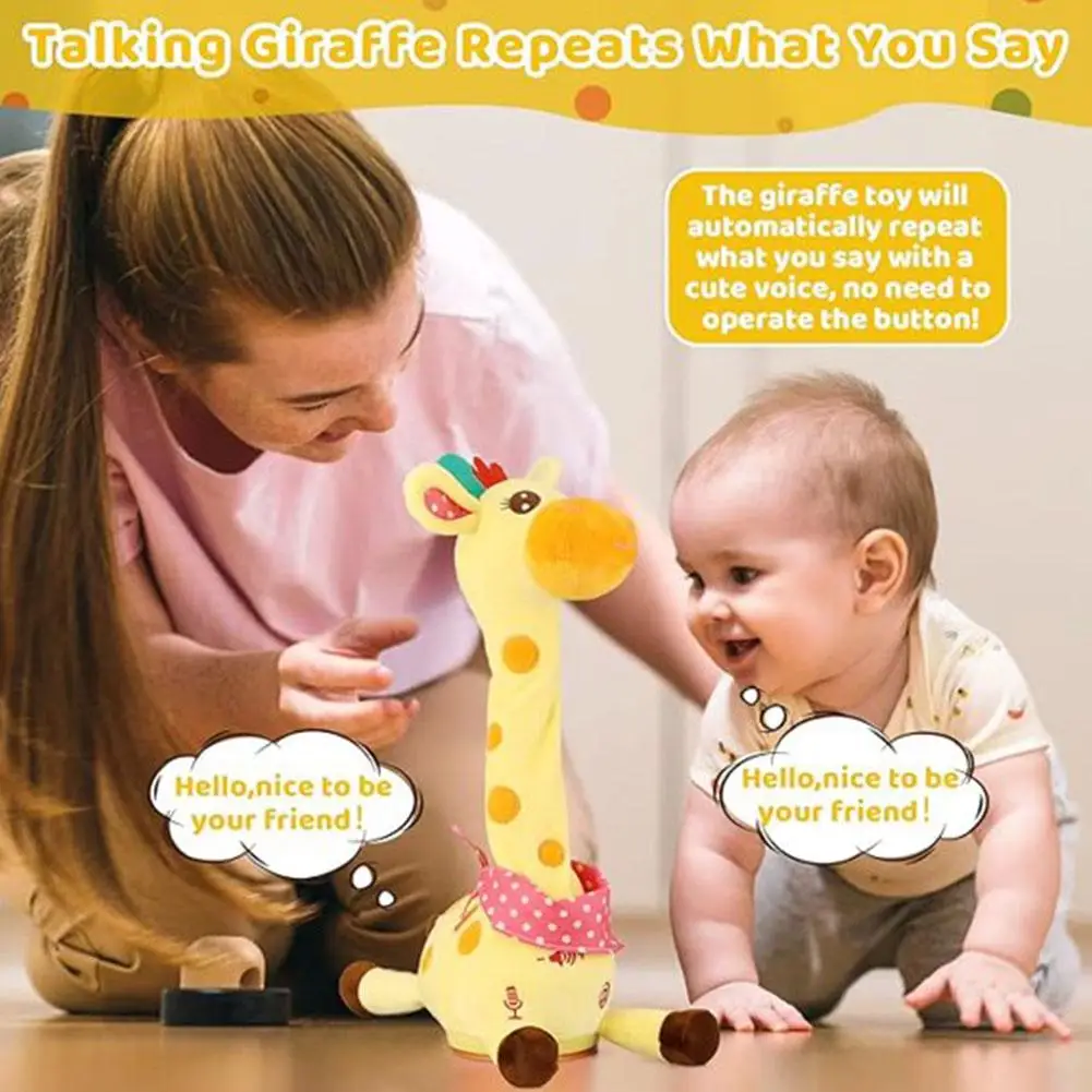 Electric Giraffe Toys That Can Swaying Sing Dancing Emit Light And Speak