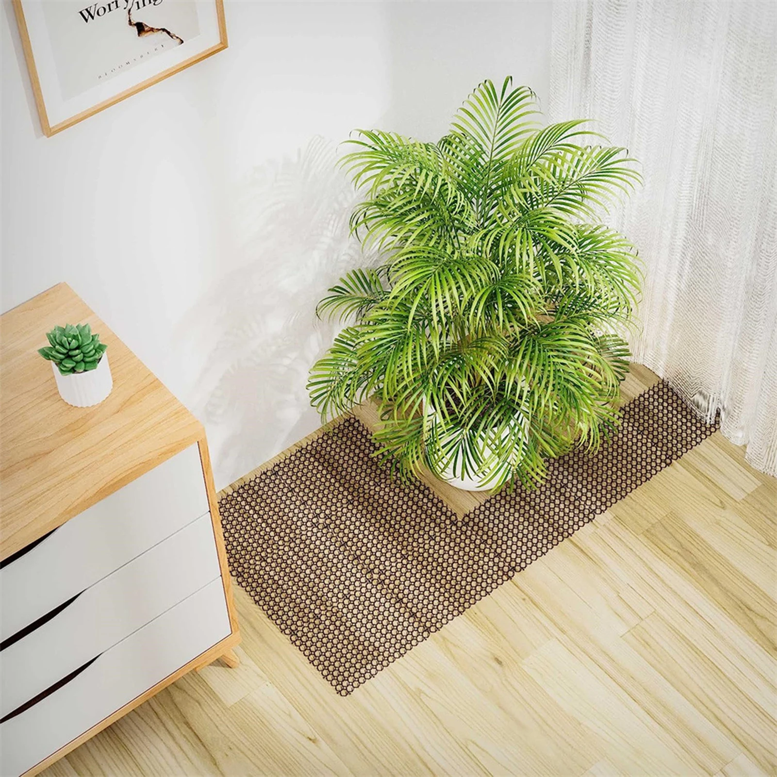 12pcs Heat Resistant ABS Cat Repellent Mat No Deformation Reliable Cat Deterrent for Preventing Pet from Defecating Anywhere