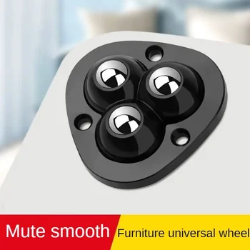 4 szt. Kółka kółka do mebli o dużej wytrzymałości koło pasowe samoprzylepne ze stali nierdzewnej Obrót uniwersalny 360 ° obciążenie koła 20/200Kg