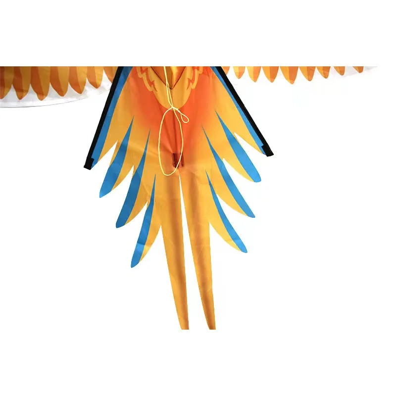 Free shipping parrot kites flying toys for kids kites string line nylon kites factory wind kite children volantin kite flying 5