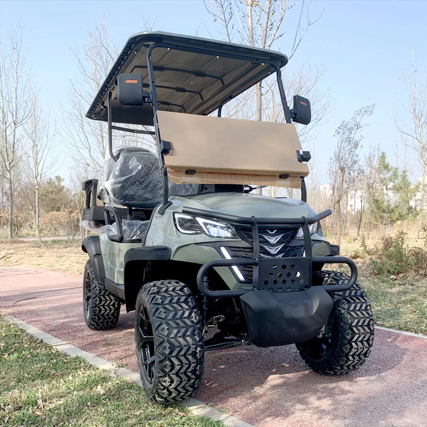 Golf Cart Vendite Dirette In Fabbrica 4 Ruote Motrici 4X4 Golf Cart Electric Kart 5000W Kit Di Conversione Motore Personalizzato Oem Vendita A Buon Me