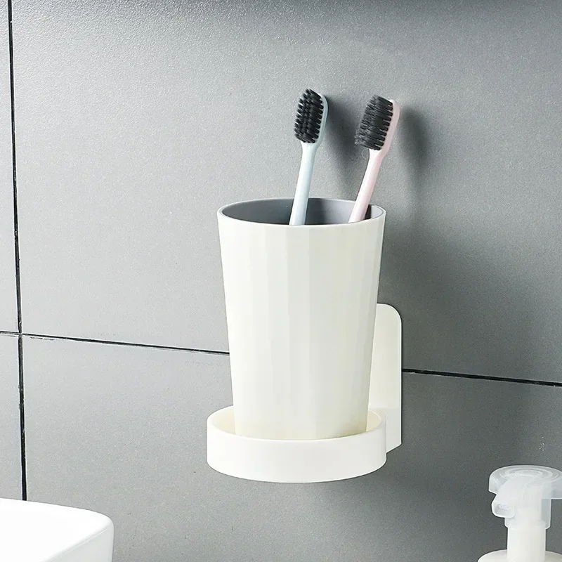 Bathroom Bottles Hanging Holder Self Adhesive Dispenser Bottles Hold Rack Rings Earring Storage Cups Cans Storage Case Supplies 4