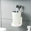Bathroom Bottles Hanging Holder Self Adhesive Dispenser Bottles Hold Rack Rings Earring Storage Cups Cans Storage Case Supplies 4