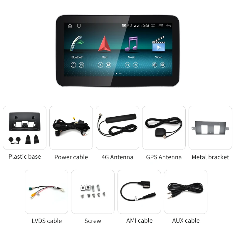 10,3 CarPlay Autoradio Für Mercedes Benz E-Klasse W212 NTG 5.0 64GB USB GPS SWC