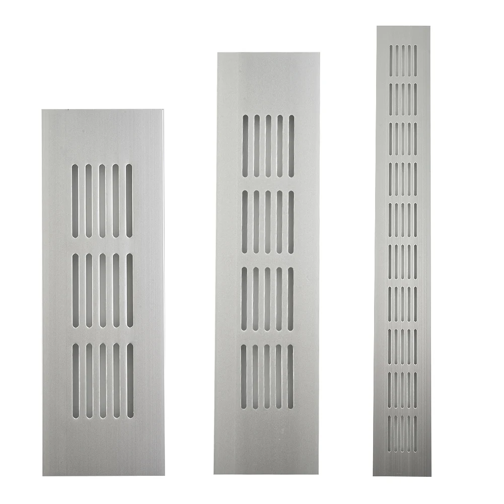 

50mm Aluminum Alloy Breathable Mesh Rectangular Wardrobe Breathing Hole Shoe Cabinet Cabinet Cooling Vent Ventilation