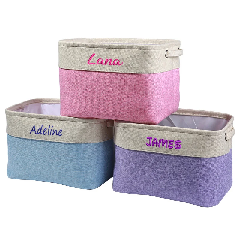

Personalized Wardrobe Storage Basket, Storage Basket, Living Room Toy Basket, Foldable Storage Basket
