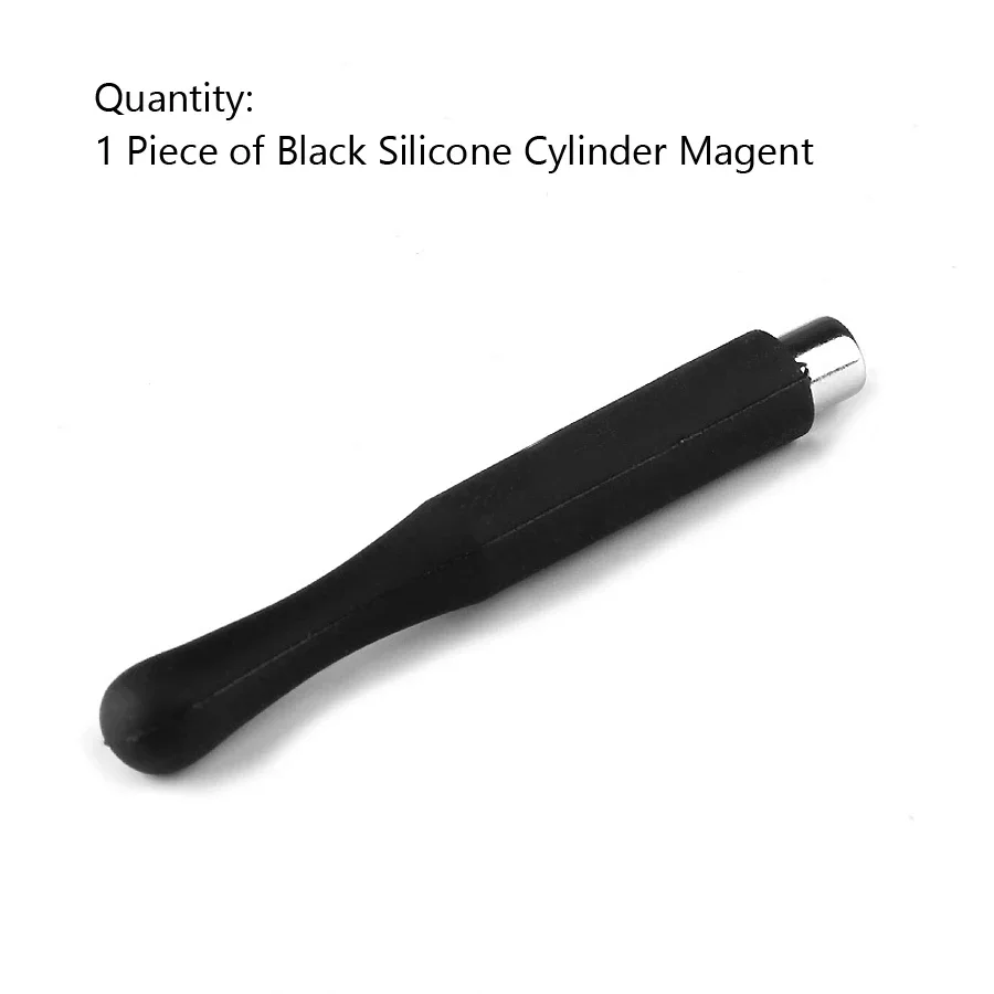 Black Silicone Cylinder Magnet for Gel Polish Strong Magnetic Effect Nail Art Design Tool Cat Eye Effect