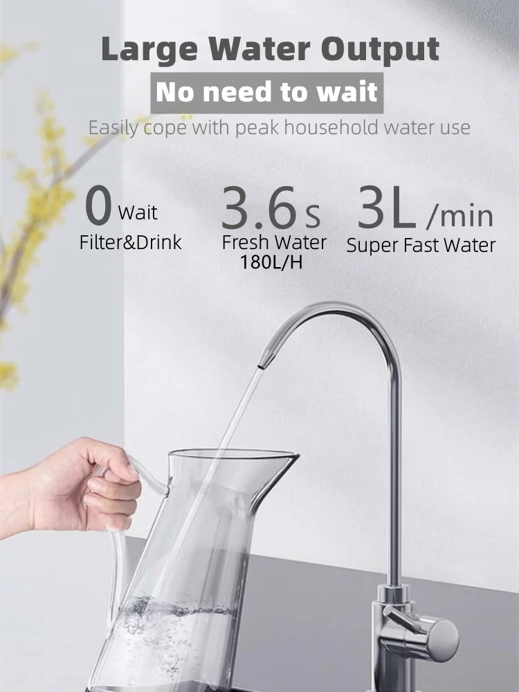 Water Purifier Filter Household Direct Drinking Kitchen Tap Filter Water System 3 + 2 Purifiers Purification Kit water purifier faucet