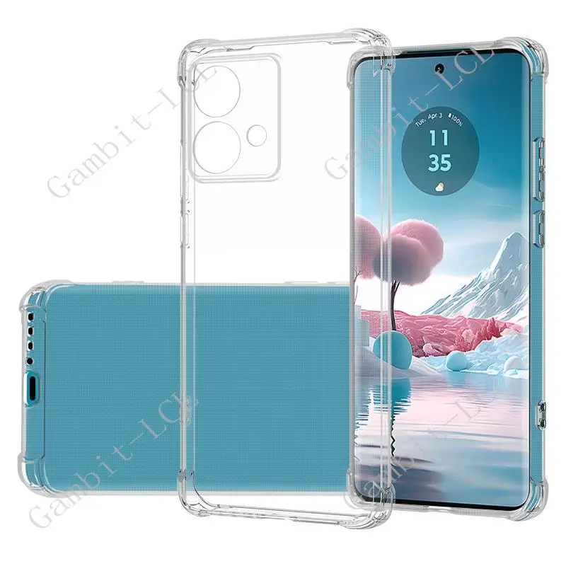 Phone Case Anti-Falling TPU Case For Motorola Edge 40 Neo Pro Moto E13 G13 G14 G22 G23 G32 G42 G52 G53 G54 G73 G84 5G Soft Shockproof Cover phone case phone protector cover