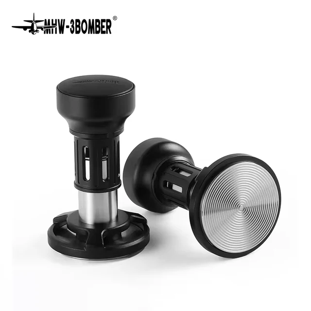 MHW-3BOMBER Coffee Tamper 51/53/58mm Constant Pressure Impact Espresso Tamper 4-Spring Loaded Tamper Barista Coffee Accessories