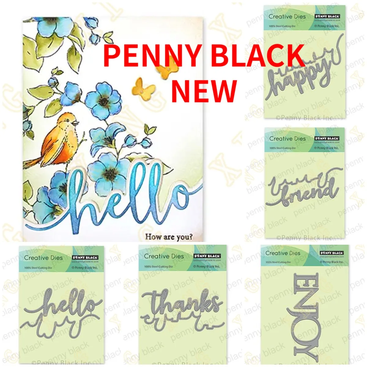 

Friend Hello Thanks Metal Craft Cutting Dies Diy Scrapbook Paper Diary Decoration Card Handmade Embossing 2023 New Product