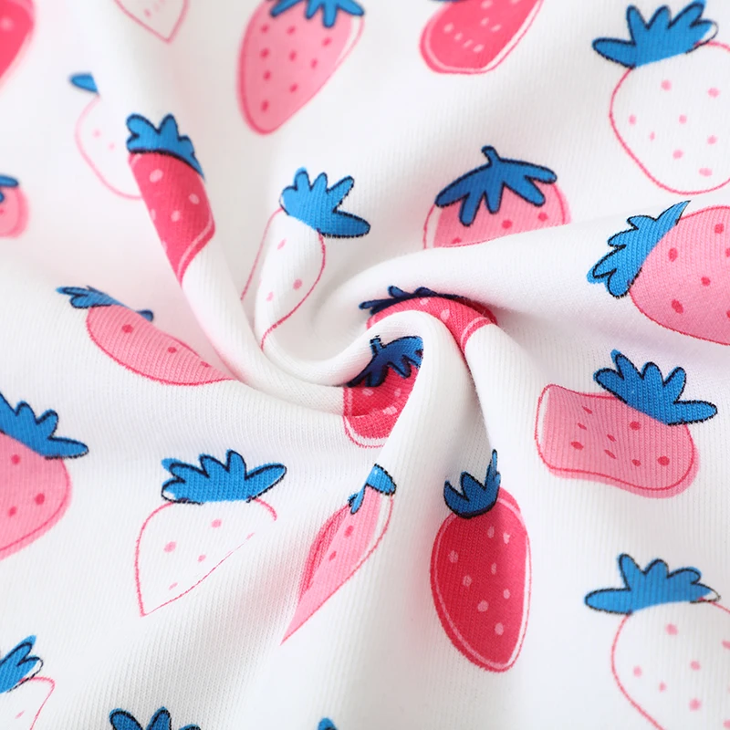 Children's Clothing Baby Girls Hoodies Kids Clothes 2025 New Autumn Spring Cartoon Strawberry Sweatshirts