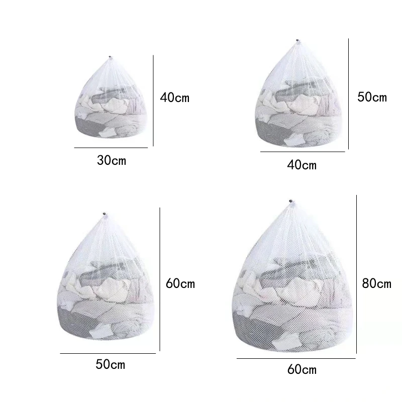 Laundry Bag Mesh Polyester Wash Bags Coarse Net Basket care Washing Machines Bag underwear special Bra Socks anti-deformation 6