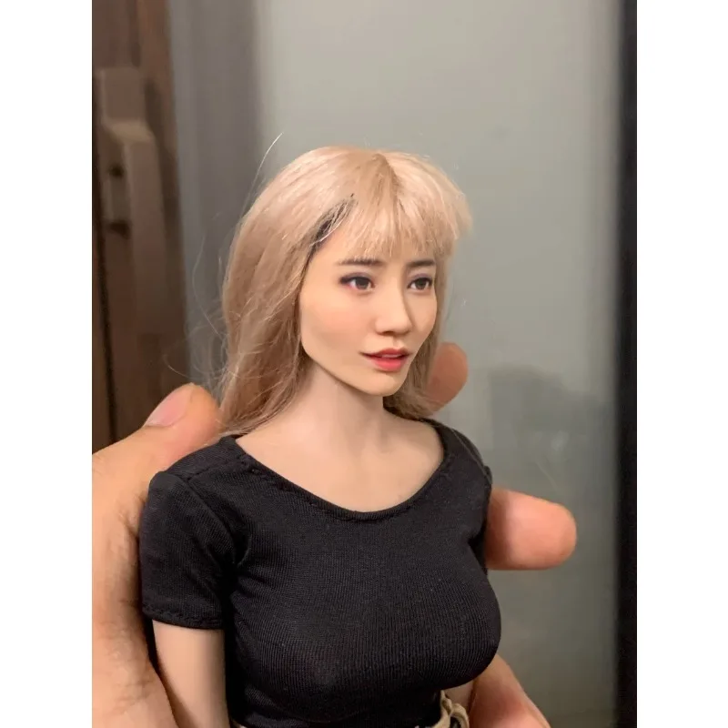 Saika Kawakita 1/6 1/12 Skala Japan Schöne Frau Puppe Kopf Sculpt Modell Fit 12/6in Weibliche Soldat Tbl Spielzeug Dekoration – Detail 5