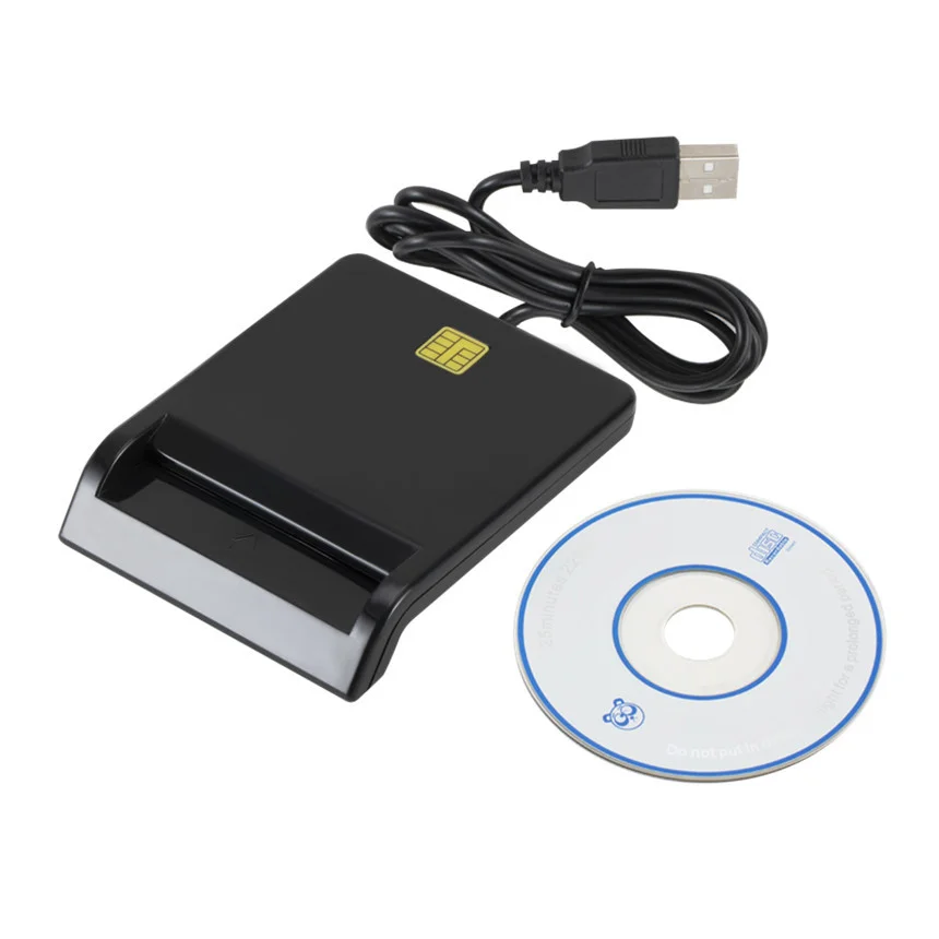 Leitor de Cartão Inteligente Usb para Cartão de Banco ic id Emv Leitor de Cartão de Alta Qualidade para Windows 10 Linux os Usb-ccid Iso 7816 - Imagem 2