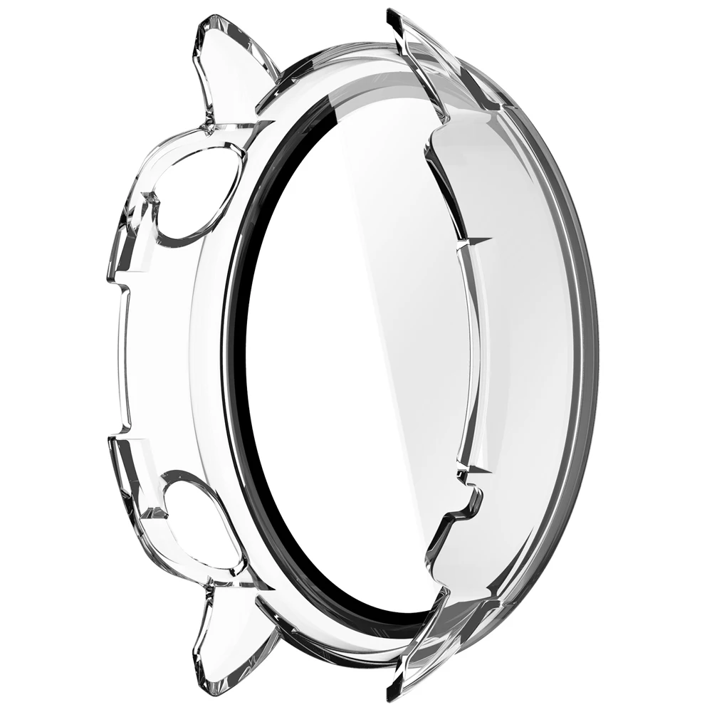 Premium Tempered Glass Smartwatch Protective Case with Hard Shell Guard