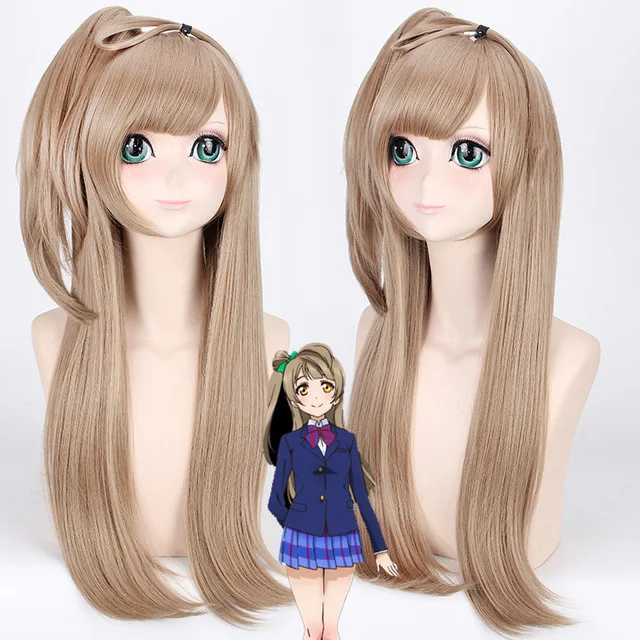 

Love Live Cosplay Wigs Minami Kotori Wig Linen Blonde Heat Resistant Synthetic Hair Perucas Cosplay Wig