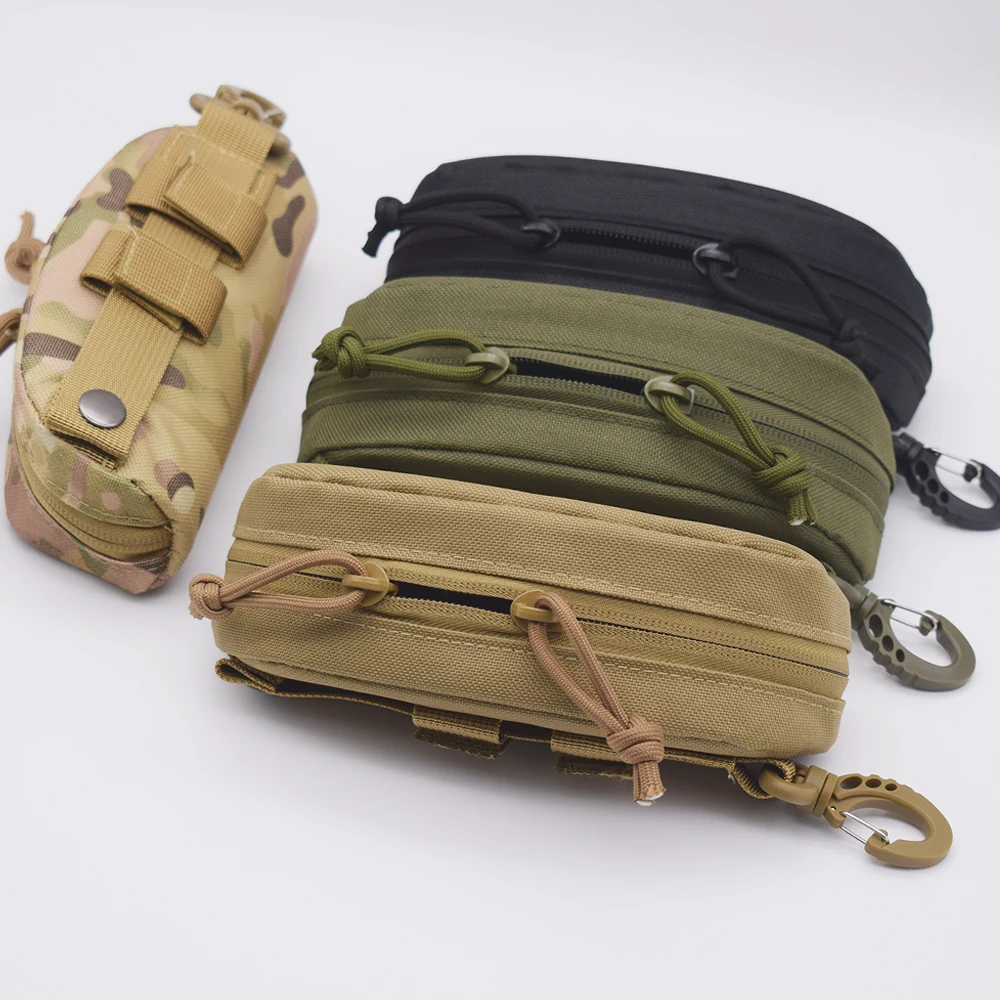 Tactical Molle glasses case Sunglasses EDC Waist Pack Utility Army Hunting Accessories Organizer Eyeglasses Case Bag