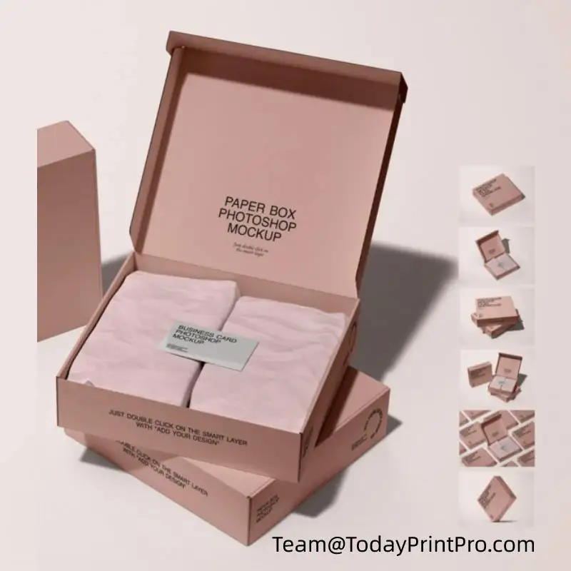 Custom Custom Logo Corrugated Gift Fold Box Oem Factory Eco Friendly Shipping  Paper Mailer Box Packaging - AliExpress