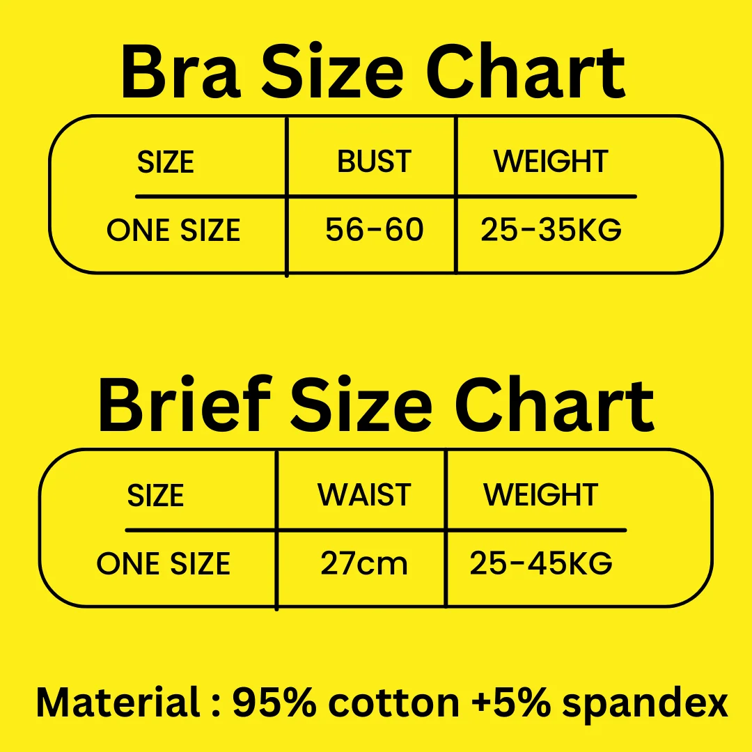 Girls Training Bras Panties Solid Kids Cotton Underwear Sets Teens Students Bra Vest and Panties Wireless Girls Cotton Bra 8-16Y girls underwear children underwear