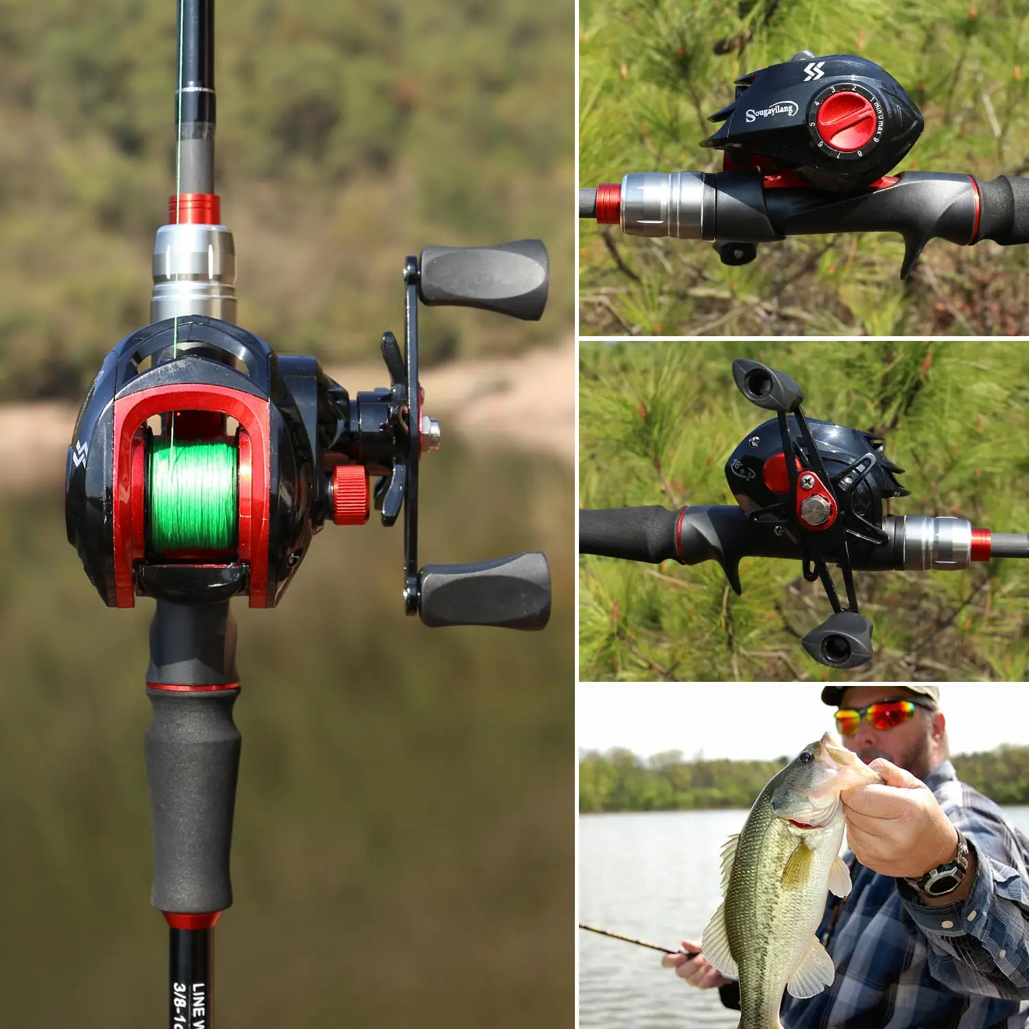 Carbon Fiber Fishing Rods Fishing Reel  Ultralight Casting Fishing Combo -  Casting - Aliexpress