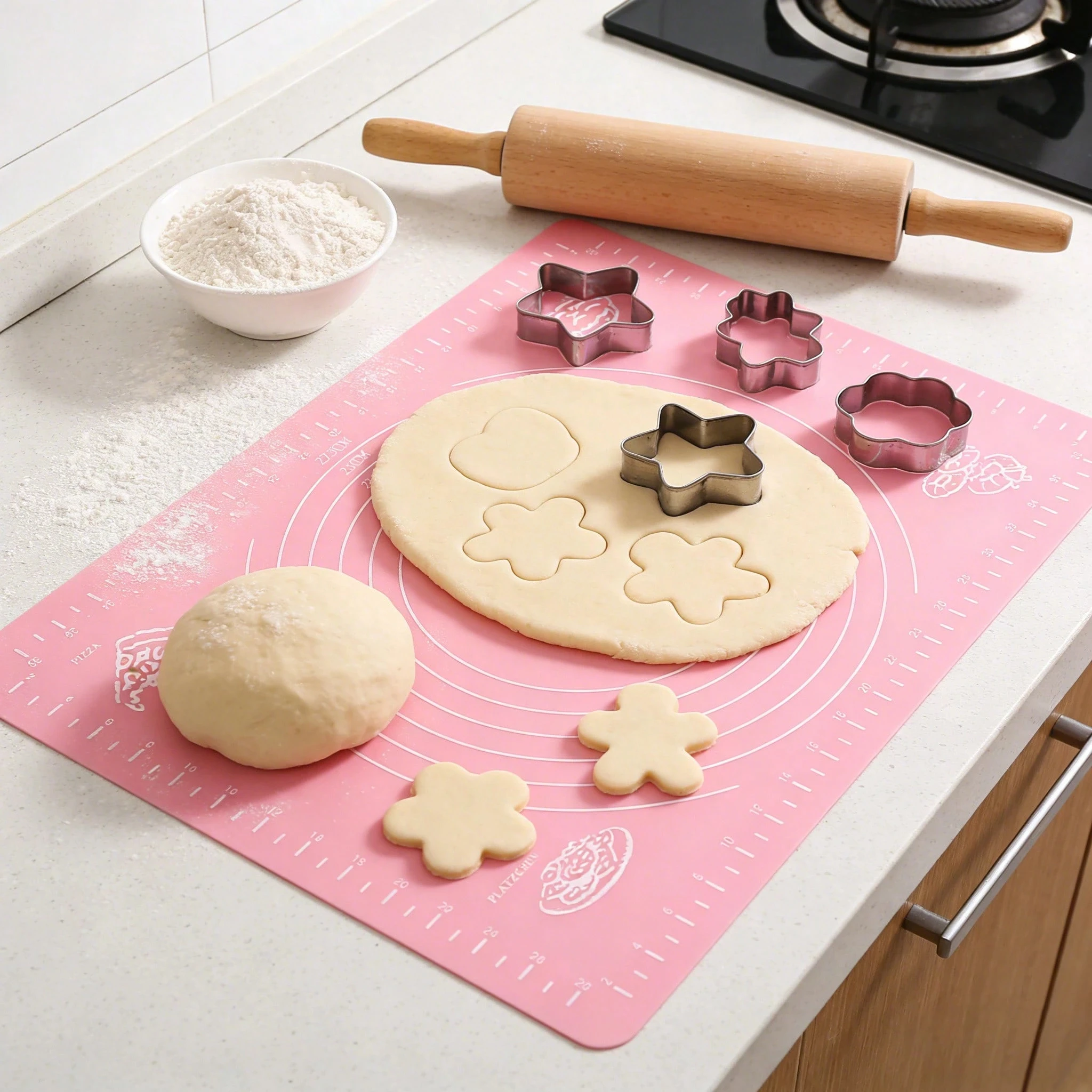 Premium Non-Stick Silicone Baking and Kneading Mat