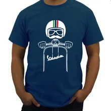  Vespa T Shirt Men Fashion T-shirts Cotton Tshirt Summer Men's T-shirt Boys Hip Hop Tops Tee Motorcycle Tshirt Esports Tee Unisex 