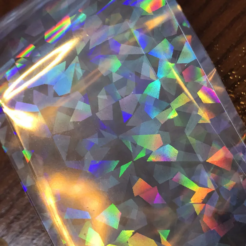 Nail Stickers Nail Decals Nail Art Decoration 10pcs 50cm Holographic Nail Foil