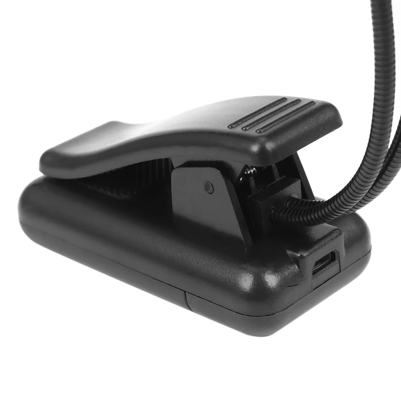 Music Stand Light Clip On LED Lamp-No Flicker, Fully Adjustable, 6 Levels Of Brightness-Also For Book Reading, Orchestra, Mi