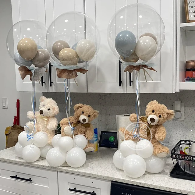 Kit Supporto Colonna Palloncino Regolabile - 2 Pezzi In Metallo Per Feste E Eventi - Foto 3