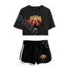 Tiago PZK Gotti A Tour 2025 Tee Shorts Suit Fashion Two Piece Sets Casual Short Sleeve 2 Piece Set Hip Hop Tees Funny Crop Top 1