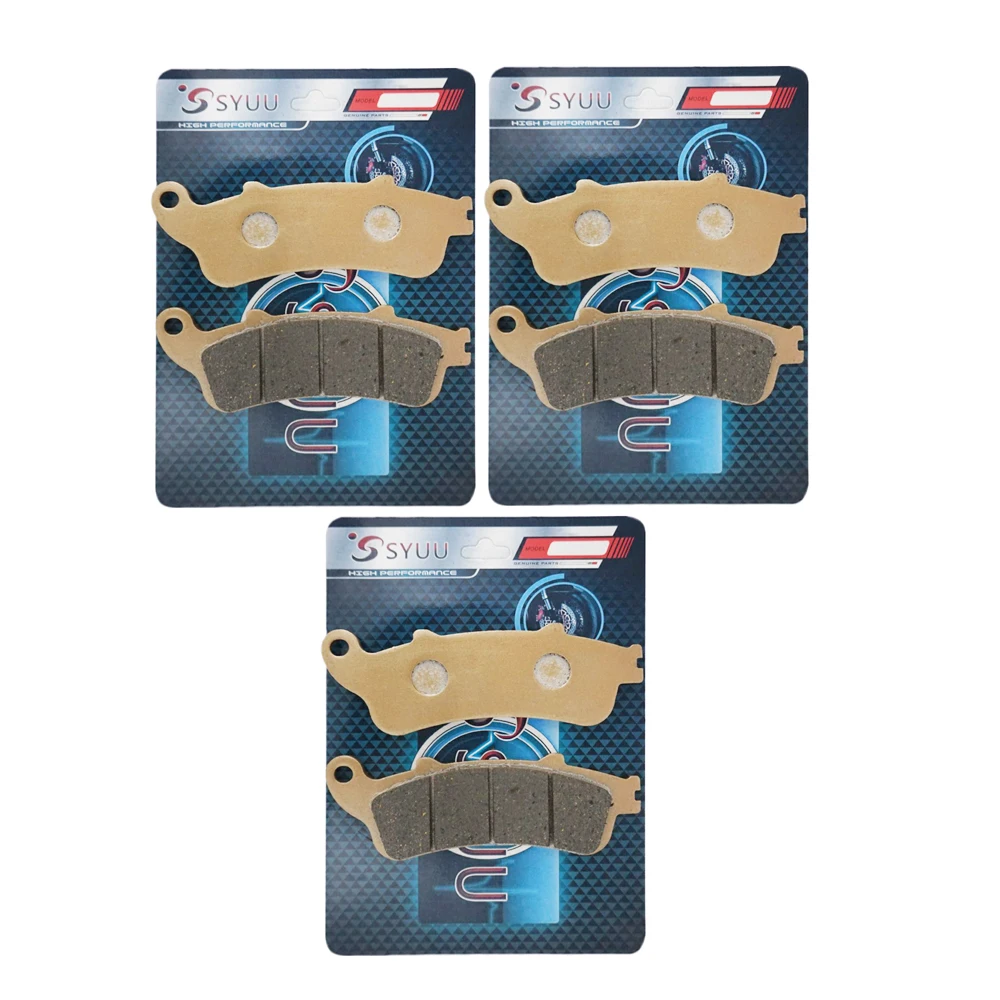 Motorcycle Copper Semimetal Front Rear Brake Pads Brakes For Honda Gl