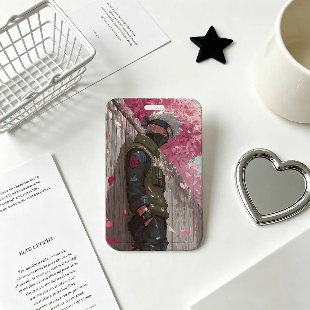 Kakashi Hatake ID Card Holder with Lanyard - Stylish Neck Strap for Business, School, and Events