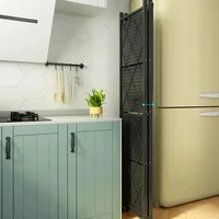 Étagère Métallique Pliable Multi-Usages – Rangement sans Montage pour Cuisine, Salon ou Bureau 6