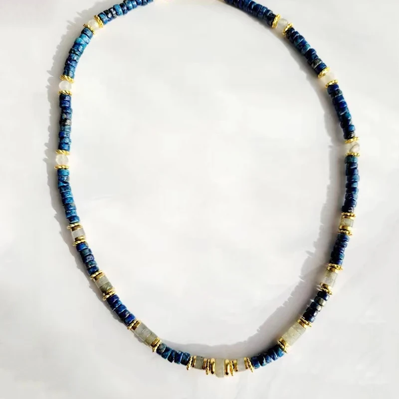 

Мужское и женское ожерелье с натуральным драгоценным камнем