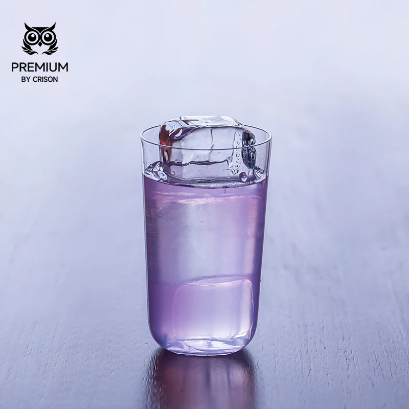 PLD302 CRISON Japanese style minimalist crystal glass cup, Highball cup, juice bar cocktail American iced coffee cup