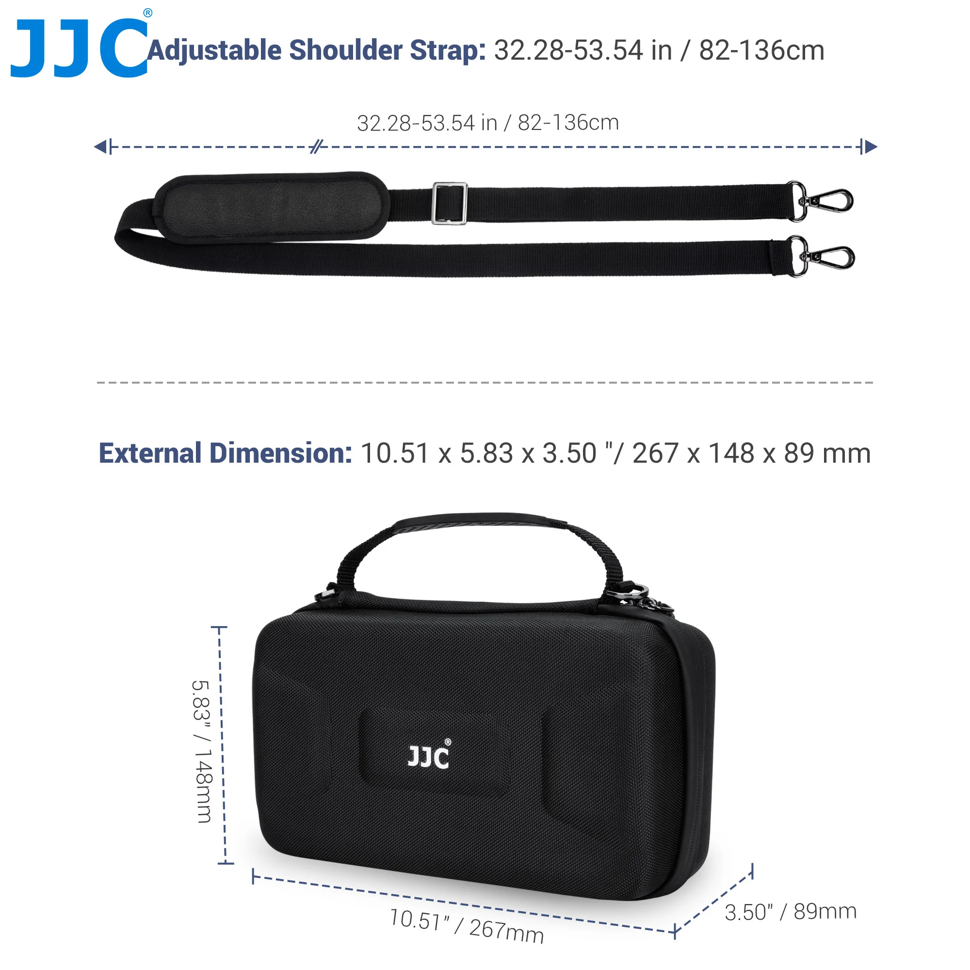Étui de transport étanche pour DJI Osmo Action 5 Pro/4/3