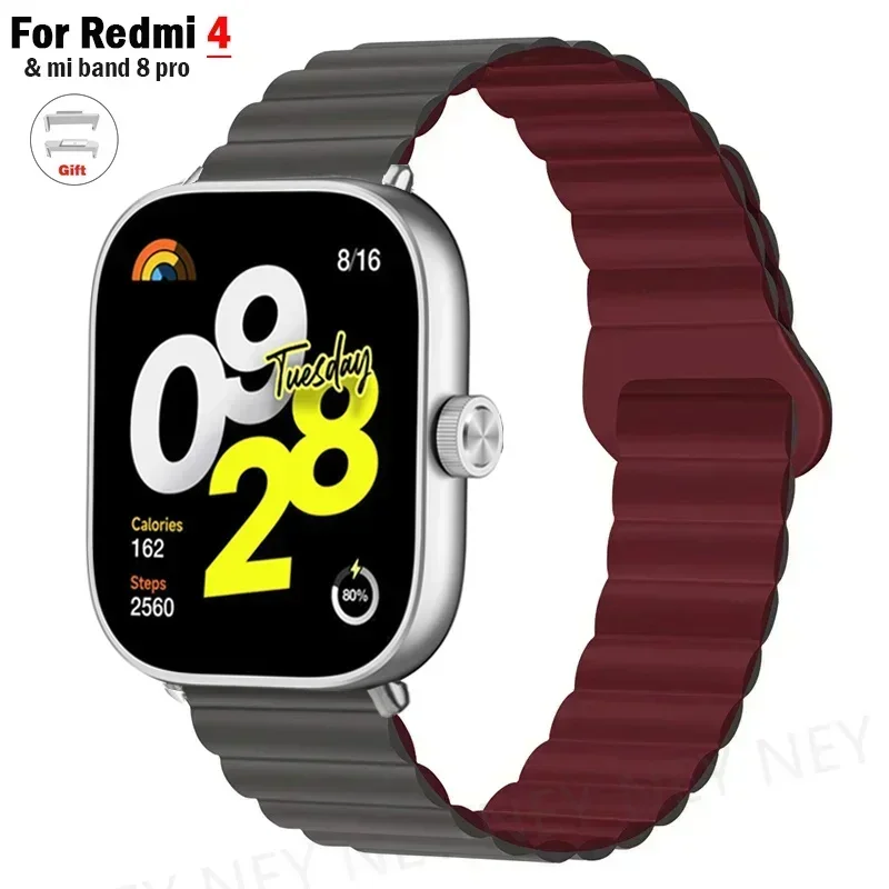 Magnetic Silicone Loop Watchbands - Sport Wristband Bracelet Accessories